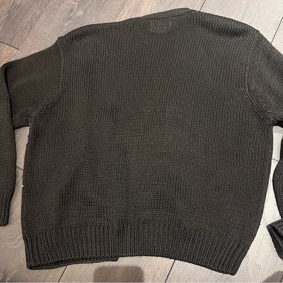 VINTAGE 80’s Multicoloured Beaded  Cardigan Sweater - Picture 11 of 12